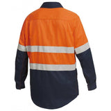 Shieldtec Hi Vis 2Tone Open Front Taped Shirt Shirts Hard Yakka