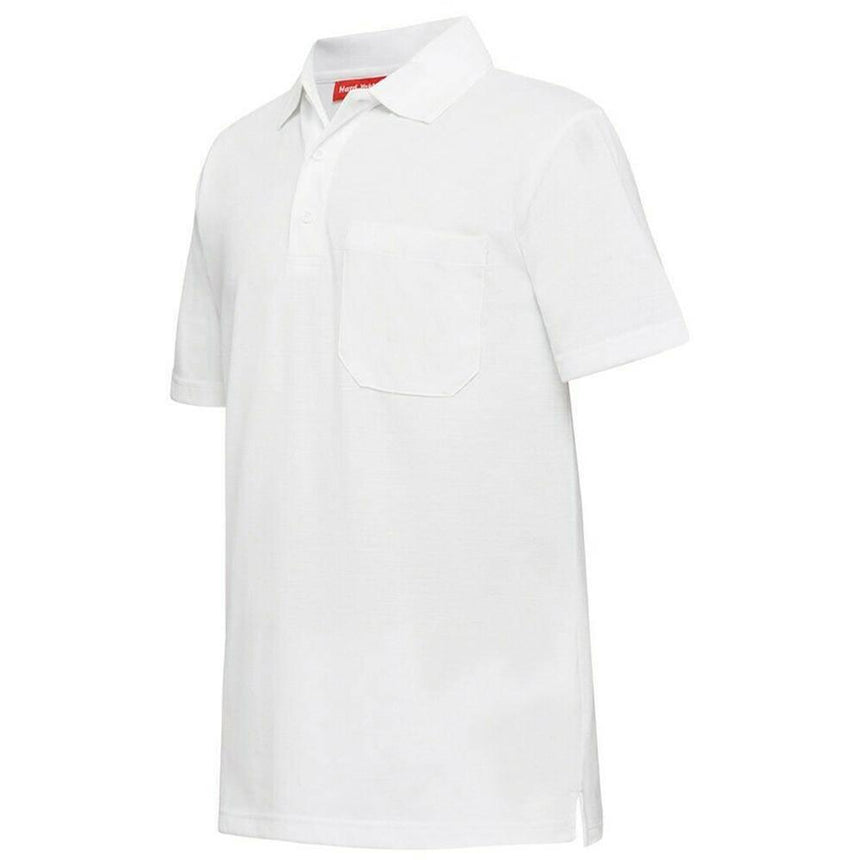 Short Sleeve Polo Polos Hard Yakka White XS 