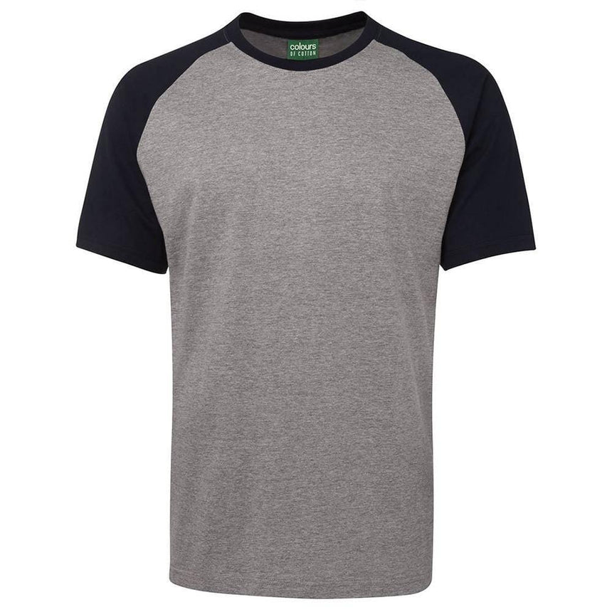 C of C Two Tone Tee T Shirts JB's Wear 13% Marle/Navy 2XS 
