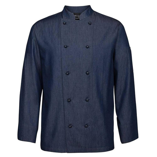 Denim Long Sleeve Chef’s Jacket Chef Jackets JB's Wear 2XS  