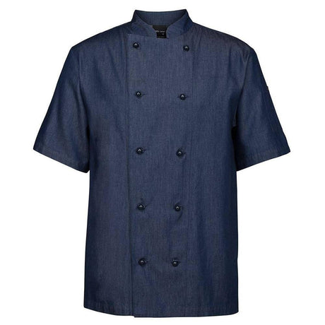 Denim Short Sleeve Chef’s Jacket Chef Jackets JB's Wear 2XS  
