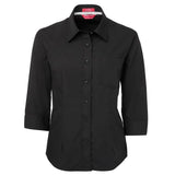 Ladies Contrast Placket 3/4 Shirt Shirts JB's Wear 8