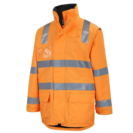 Aust. Rail Zip Off Sleeve Longline Jacket Jackets JB's Wear   