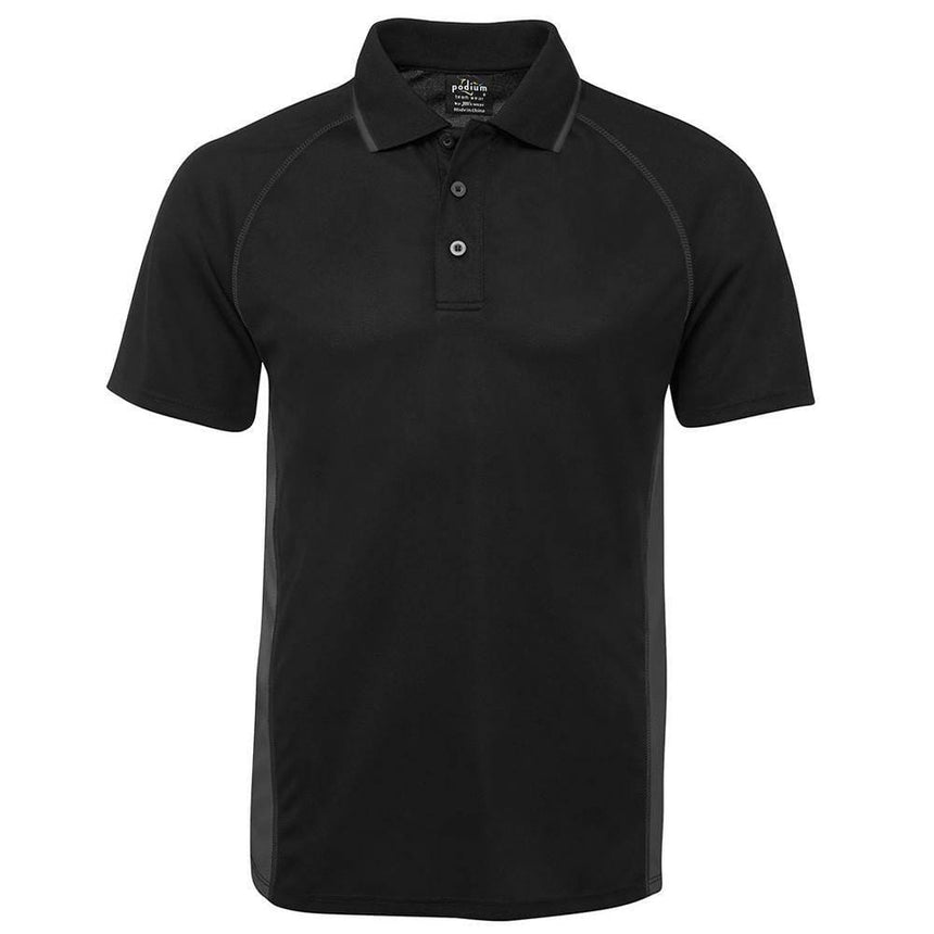 Cover Polo Shirt Polos JB's Wear Black/Charcoal S 