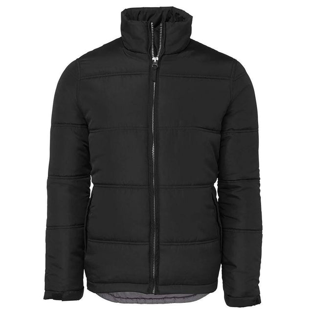Adults & Kids Adventure Puffer Jacket Jackets JB's Wear Black/Grey S 