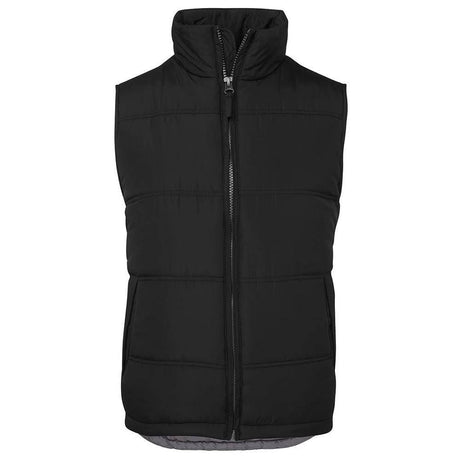 Adventure Puffer Vest Vests JB's Wear Black/Grey S 