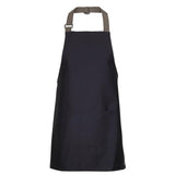 Apron With Colour Straps Aprons JB's Wear Black/Latte 65x71 