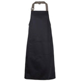 Apron With Colour Straps Aprons JB's Wear Black/Latte 86X93 