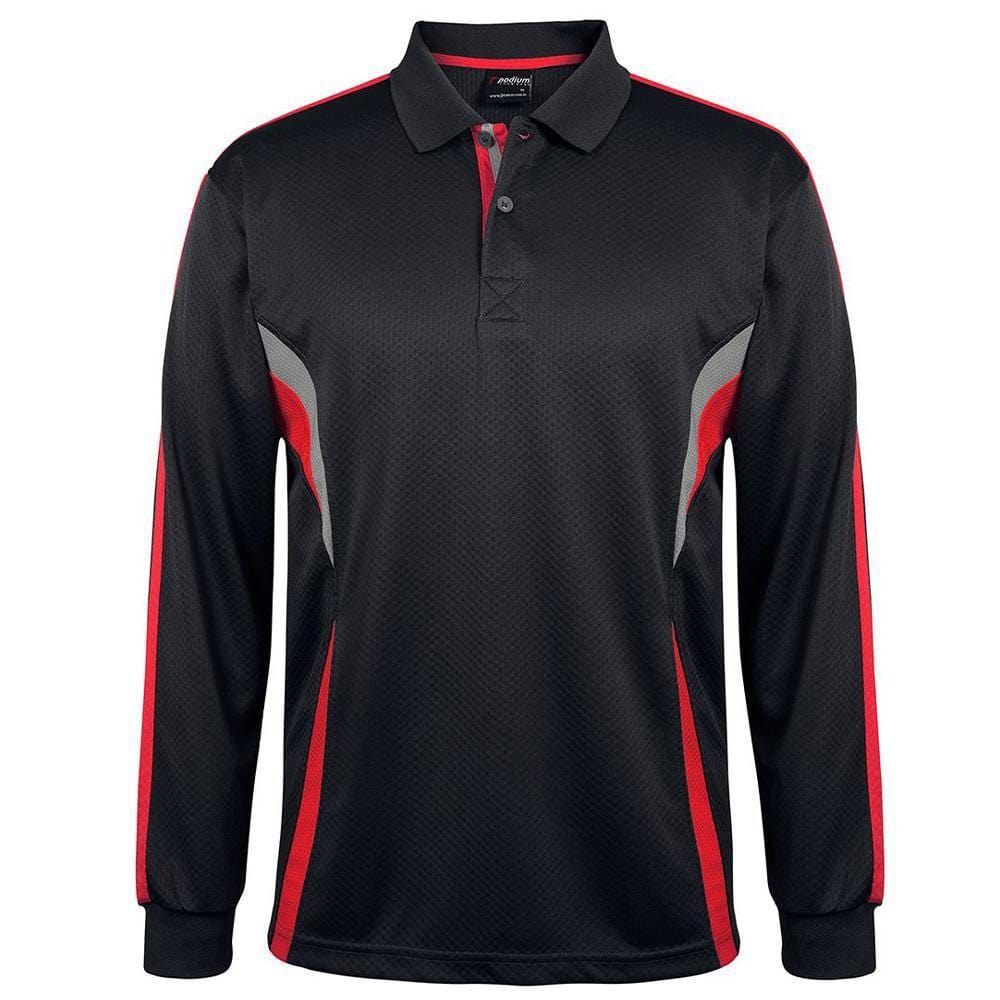 JB's Wear Podium Long Sleeve Cool Polo - DirectPrice