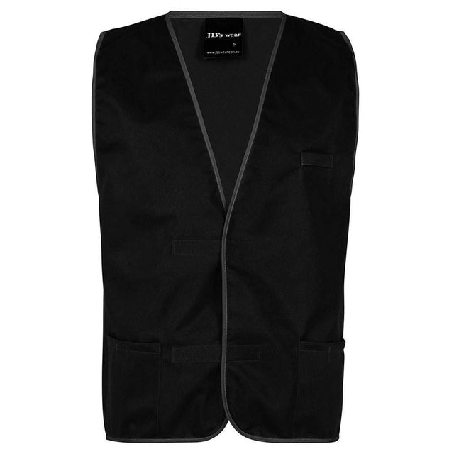 JB's Coloured Tricot Vest Vests JB's Wear Black S 