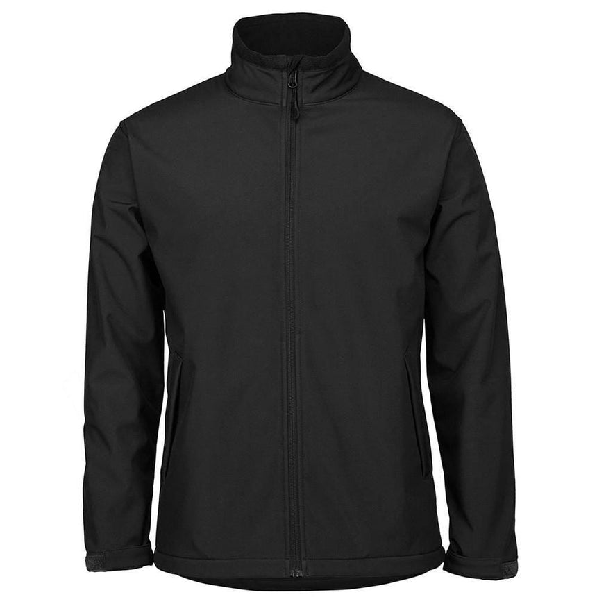 Podium Adults & Kids Water Resistant Softshell Jacket Jackets JB's Wear Black S 