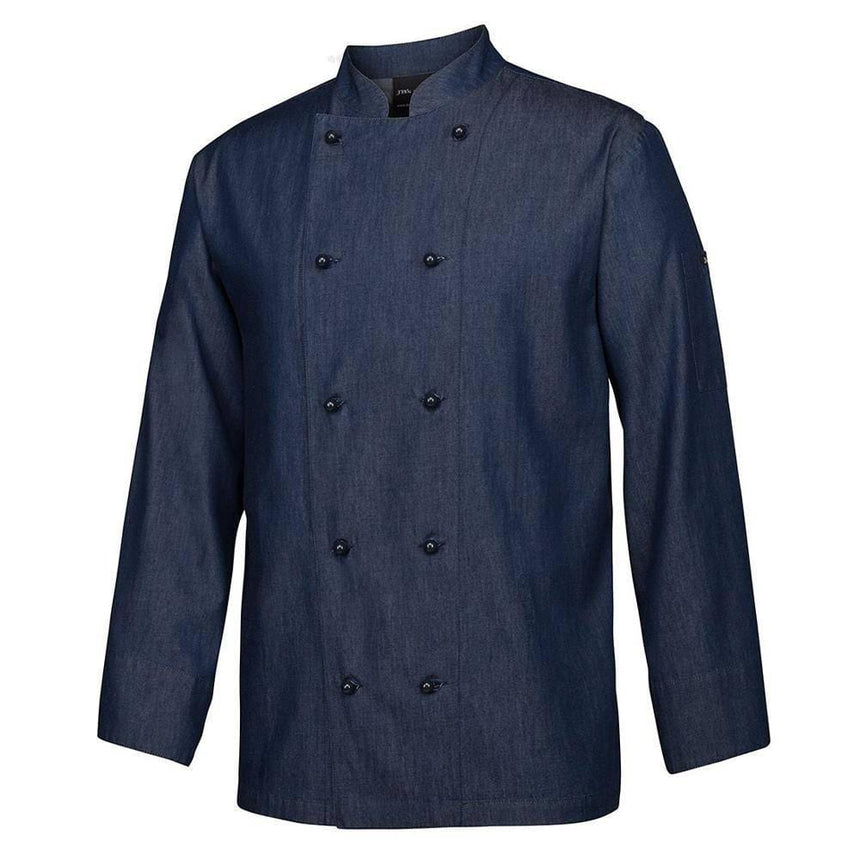 Denim Long Sleeve Chef’s Jacket Chef Jackets JB's Wear   