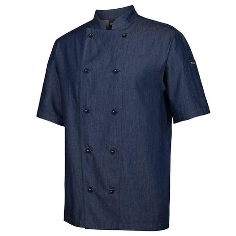 Denim Short Sleeve Chef’s Jacket Chef Jackets JB's Wear   