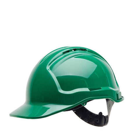 Hard Hat Pin Lock Harness Head Protection JB's Wear Green  
