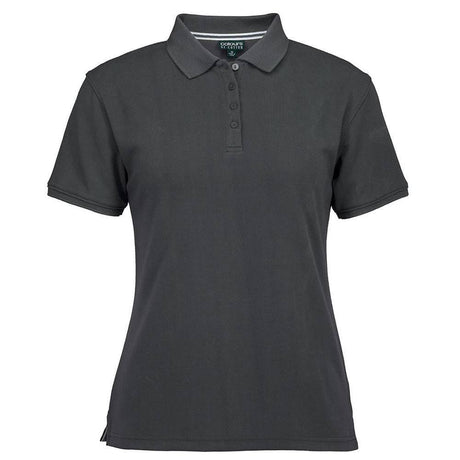 C of C Ladies Ottoman Polo Polos JB's Wear Gunmetal 8 