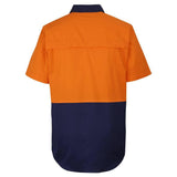 Hi Vis Close Front Short Sleeve Work Shirt Shirts JB's Wear