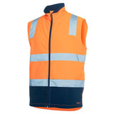 Hi Vis |D+N| Water Resistant Softshell Vest Vests JB's Wear   