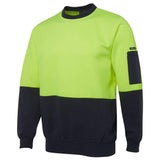 Hi Vis Fleecy Crew Sweaters JB's Wear   