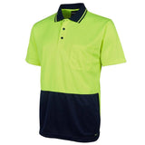 Hi Vis Jacquard Non Cuff Polo Polos JB's Wear   