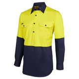 Hi Vis L/S 190G Close Front Shirt Shirts JB's Wear