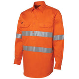 Hi Vis L/S (D+N) 190G Close Front Shirt Shirts JB's Wear