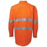 Hi Vis L/S (D+N) 190G Close Front Shirt Shirts JB's Wear