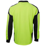 Hi Vis Long Sleeve Arm Panel Polo Polos JB's Wear   