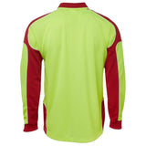 Hi Vis Long Sleeve Arm Panel Polo Polos JB's Wear   