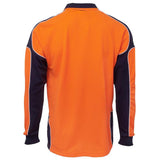 Hi Vis Long Sleeve Arm Panel Polo Polos JB's Wear   