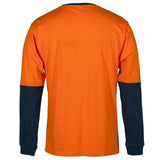 Hi Vis Long Sleeve Crew Neck T Shirt T Shirts JB's Wear   