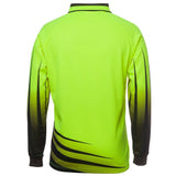 Hi Vis Long Sleeve Rippa Sub Polo Polos JB's Wear   