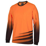 Hi Vis Long Sleeve Rippa Sub Tee T Shirts JB's Wear   