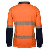 Hi Vis Long Sleeve Taped Polo Polos JB's Wear   