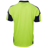 Hi Vis Short Sleeve Arm Panel Polo Polos JB's Wear   