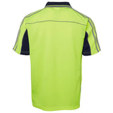 Hi Vis Short Sleeve Arm Panel Polo Polos JB's Wear   