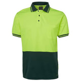 Hi Vis Short Sleeve Cotton Polo Polos JB's Wear   