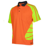 Hi Vis Short Sleeve Spider Polo Polos JB's Wear   