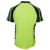 Hi Vis Short Sleeve Spider Polo Polos JB's Wear   