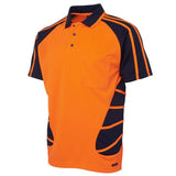 Hi Vis Short Sleeve Spider Polo Polos JB's Wear   