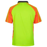 Hi Vis Short Sleeve Spider Polo Polos JB's Wear   