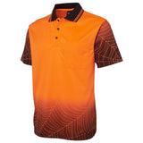 Hi Vis Short Sleeve Web Polo Polos JB's Wear   