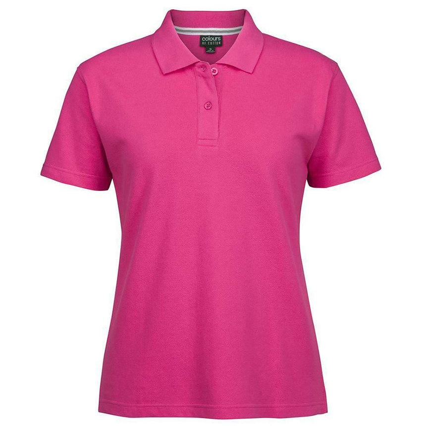 C of C Ladies Pique Polo Polos JB's Wear Pink 8 