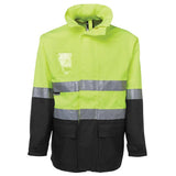 Hi Vis (D+N) Long Line Jacket Jackets JB's Wear Lime/Black S 