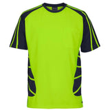 Hi Vis Spider Tee T Shirts JB's Wear Lime/Navy XS 