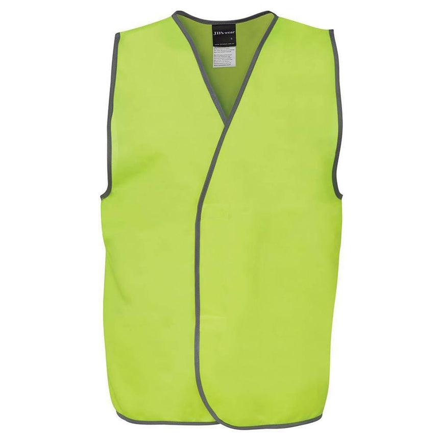 Hi Vis Safety Vest Vests JB's Wear Lime S 