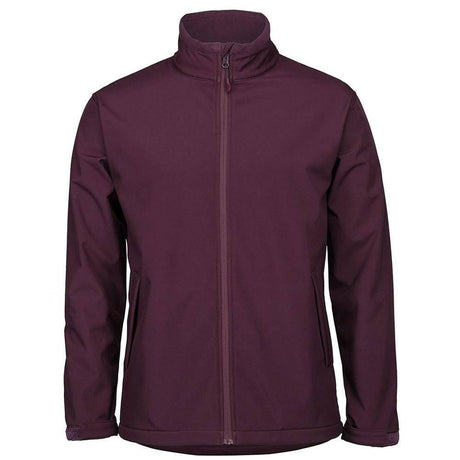 Podium Adults & Kids Water Resistant Softshell Jacket Jackets JB's Wear Maroon S 