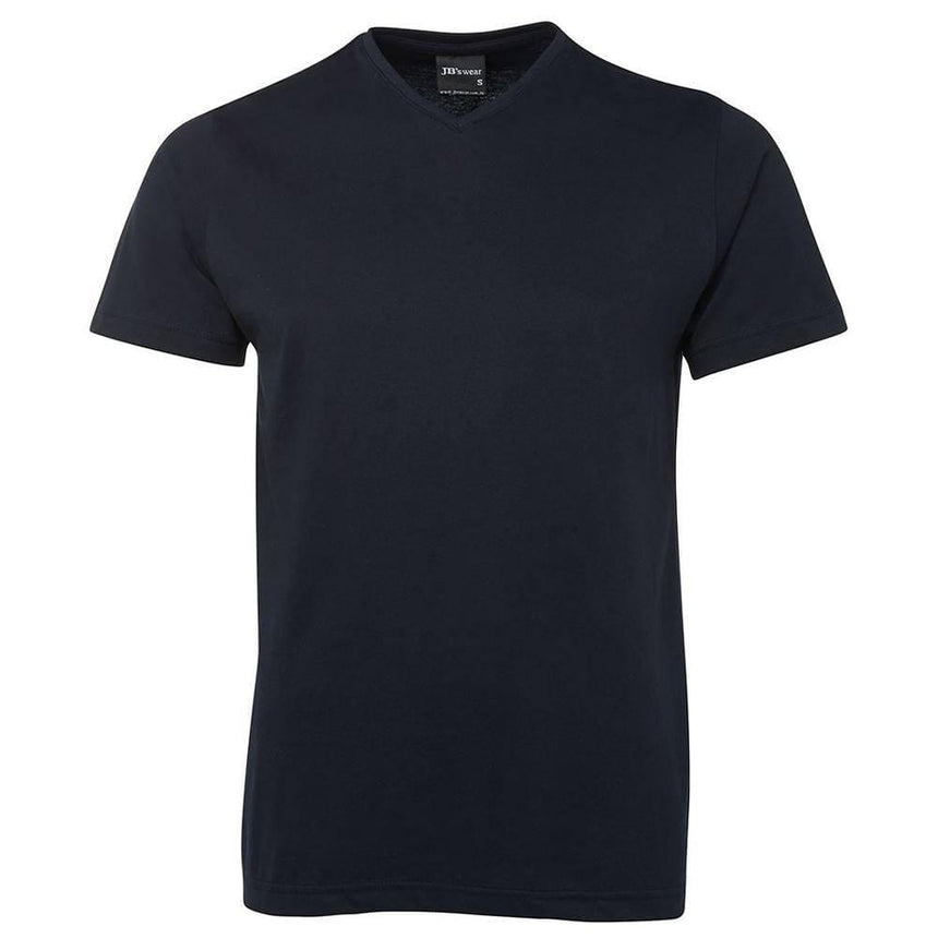 V Neck Tee T Shirts JB's Wear Navy 2XS 