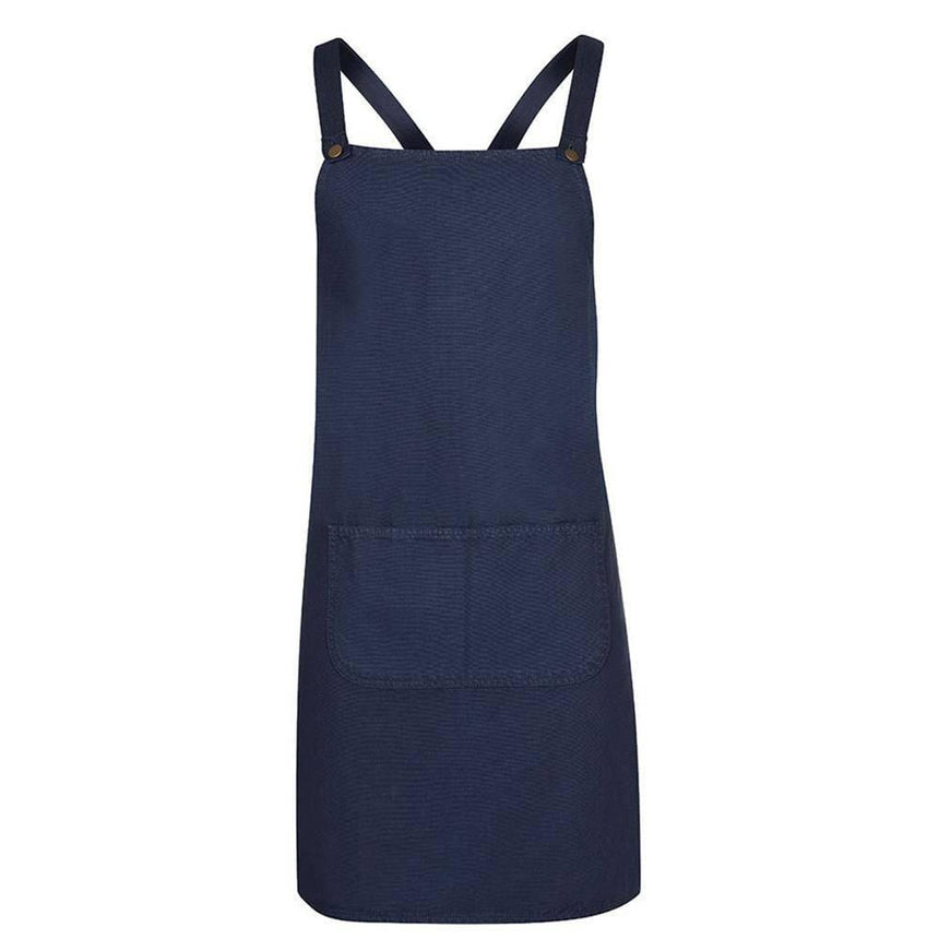 Cross Back Canvas Apron (Without Straps) Aprons JB's Wear Navy  
