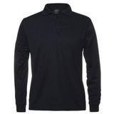 Long Sleeve Poly Polo Polos JB's Wear Navy S 