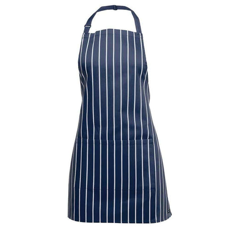 Apron With Pocket Aprons JB's Wear Navy/White 65x71 